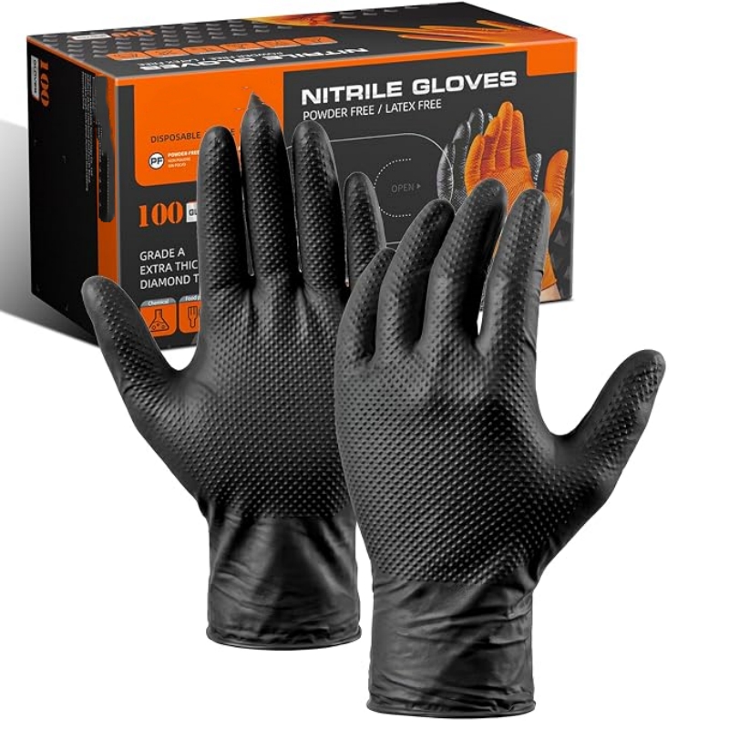 Disposable Gloves Nitrile - Прочные промышленные одноразовые нитриловые перчатки 8