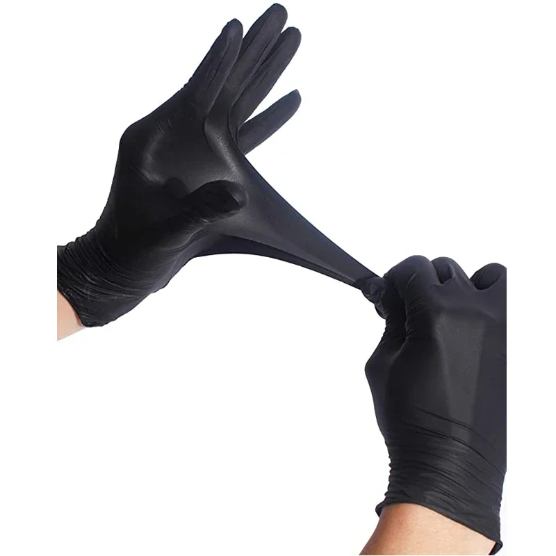 2/100 шт. одноразовые черные п – обзор и цена Disposable Gloves Nitrile