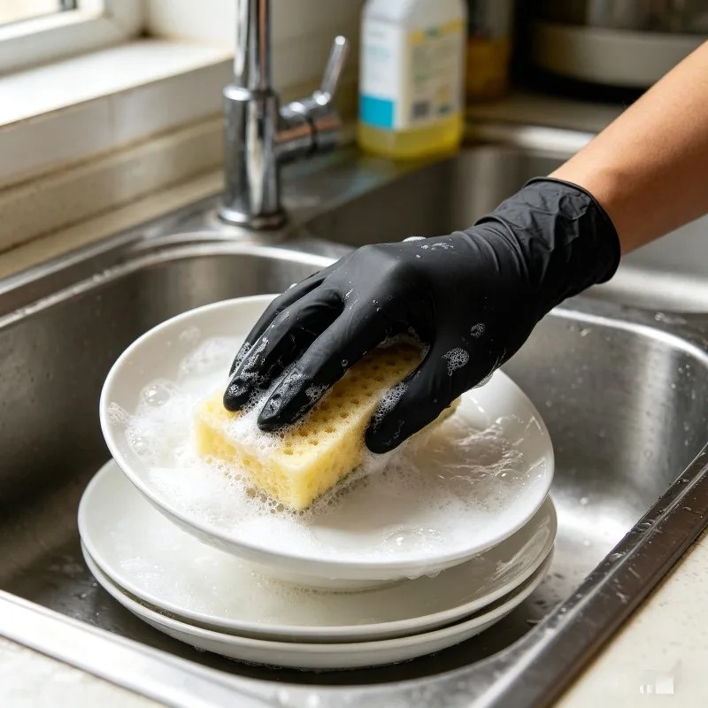 20/60/100 шт. черных одноразов – обзор и цена Disposable Gloves Nitrile