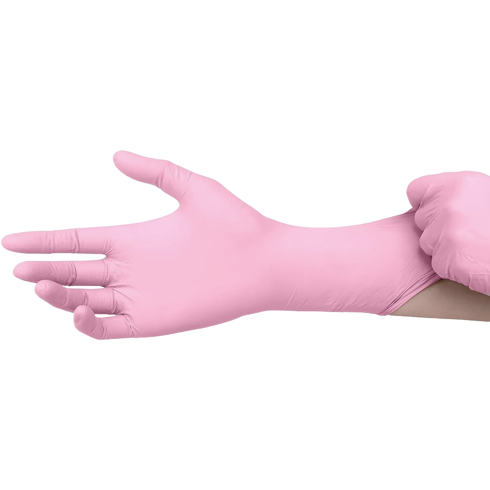 50/100 шт. светло-розовых нитр – обзор и цена Disposable Gloves Nitrile