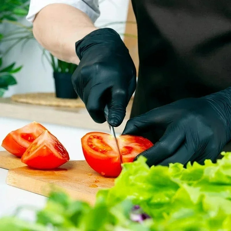 Черные нитриловые перчатки одн – обзор и цена Disposable Gloves Nitrile