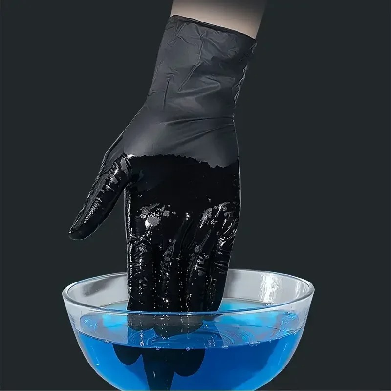 1/100 шт. Одноразовые черные п – обзор и цена Disposable Gloves Nitrile
